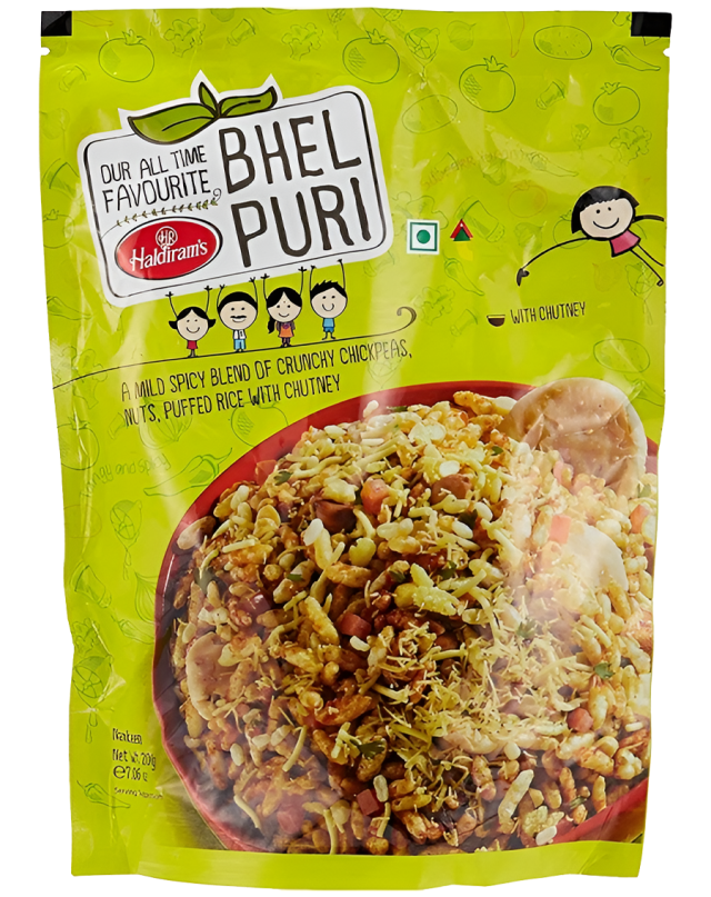 HALDIRAM BHELPURI WITH CHUTNEY