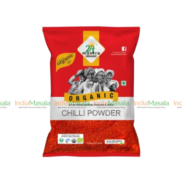 24 MANTRA NATURAL CHILLI POWDER - 100g
