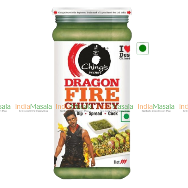 CHINGS SECRET DRAGON FIRE CHUTNEY-250g
