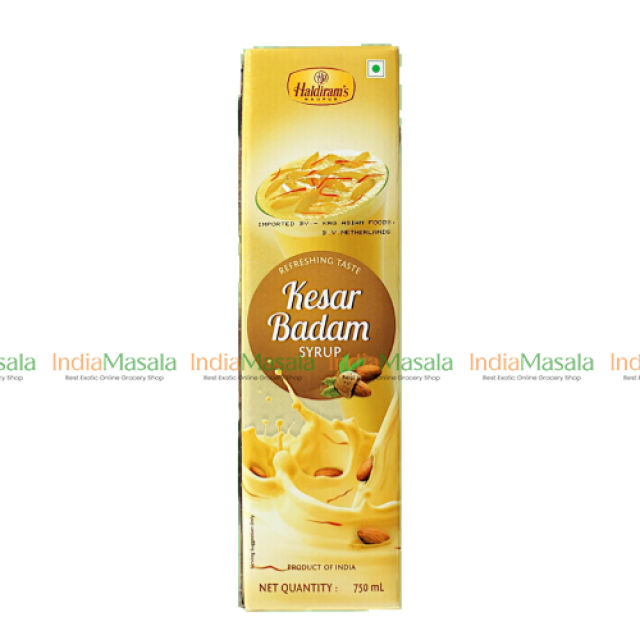 HALDIRAM BADAM KESAR SYRUP-750ml