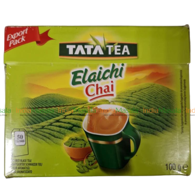 TATA CARDAMOM TEA ELAICHI-50 SACHETS -100g