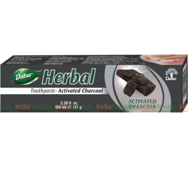 DABUR ACTIVATED CHARCOAL HERBAL TOOTHPASTE