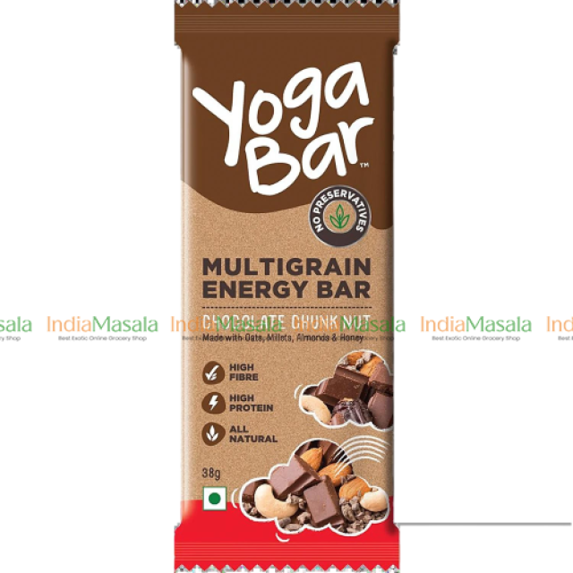 YOGA BAR CHOCOLATE CHUNK NUT MULTIGRAIN ENERGY BAR - 38g