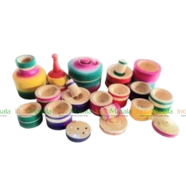 ECO FRIENDLY WOODEN KIDS TOY KITCHEN SET