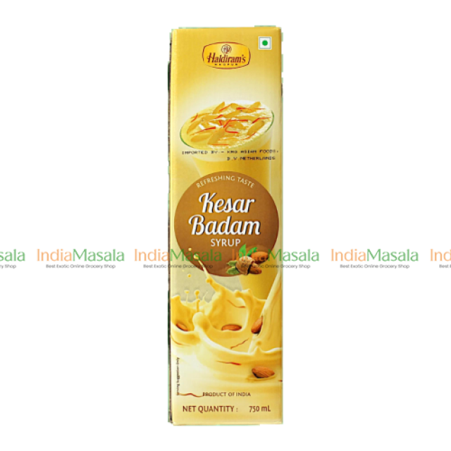 HALDIRAM BADAM KESAR SYRUP -750ml