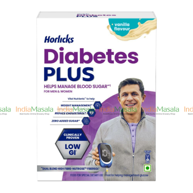 HORLICKS DIABETES PLUS VANILLA FLAVOUR -400g