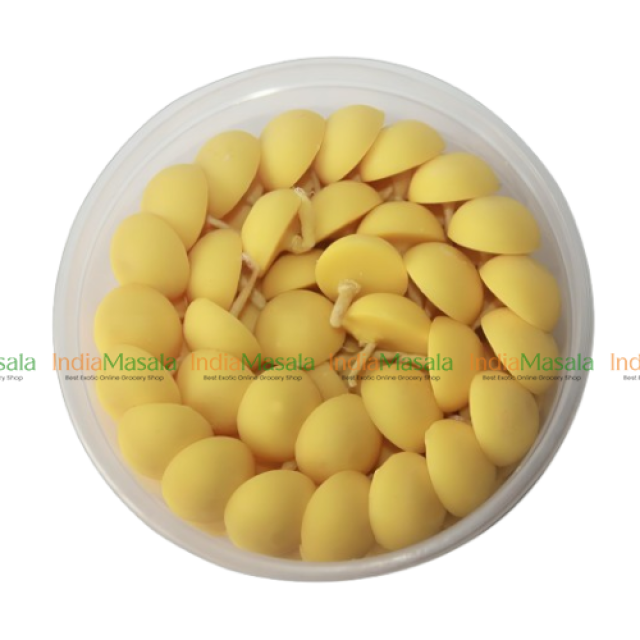 LAKSHMI PURE COW GHEE DIYA YELLOW 100 Pcs - 1Box