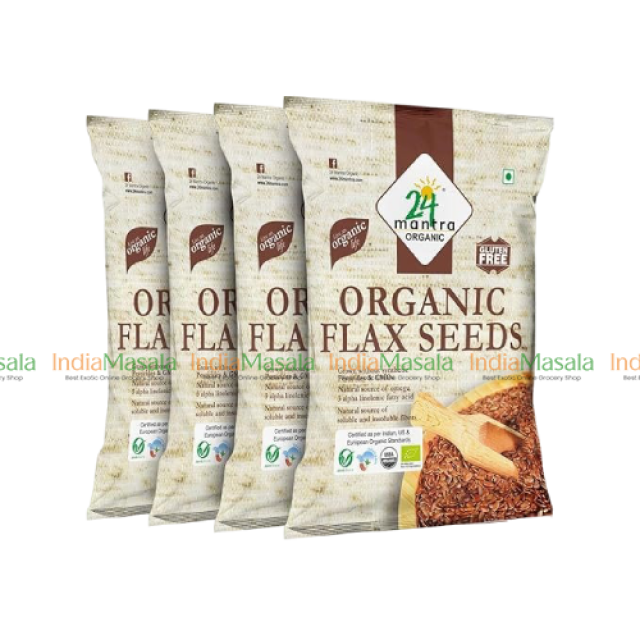 24 MANTRA NATURAL FLAX SEEDS - 200g