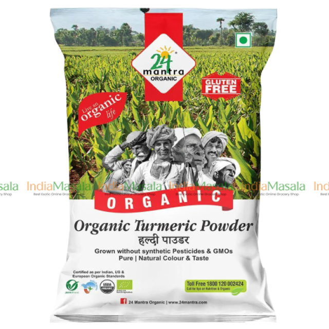 24 MANTRA NATURAL TURMERIC POWDER-100g