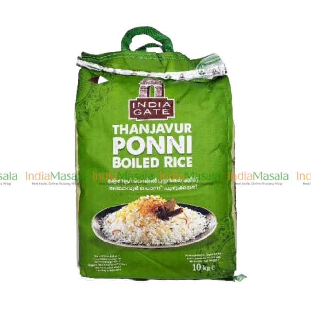 COMBO PACK  INDIA GATE THANJAVUR PONNI BOILED RICE - 10Kg x 2 Pcs