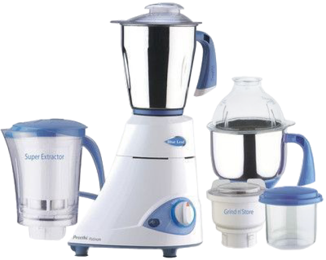 PREETHI BLUE LEAF PLATINUM MIXER GRINDER 750 WATT