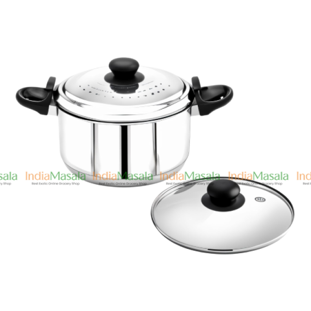 PREMIUM SMART STRAINER CUM COOK POT WITH INDUCTION BOTTOM 4Ltr
