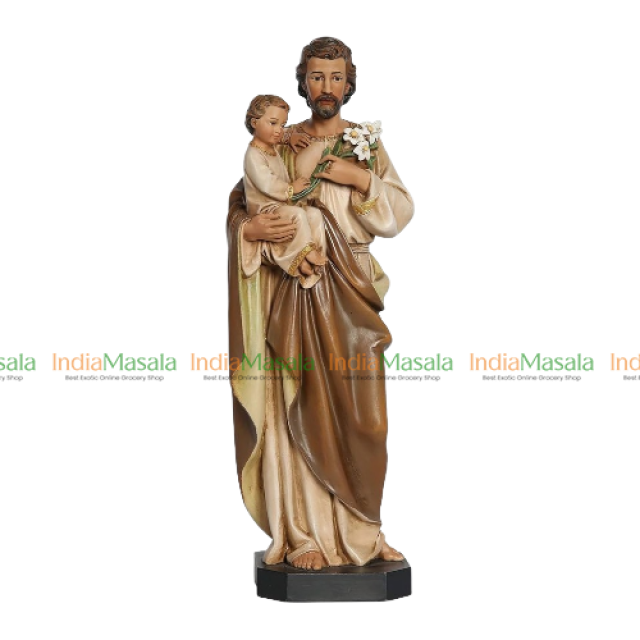SAINT JOSEPH AND CHILD JESUS STATUE IDOL SIZE  1ft Height - 1Pc