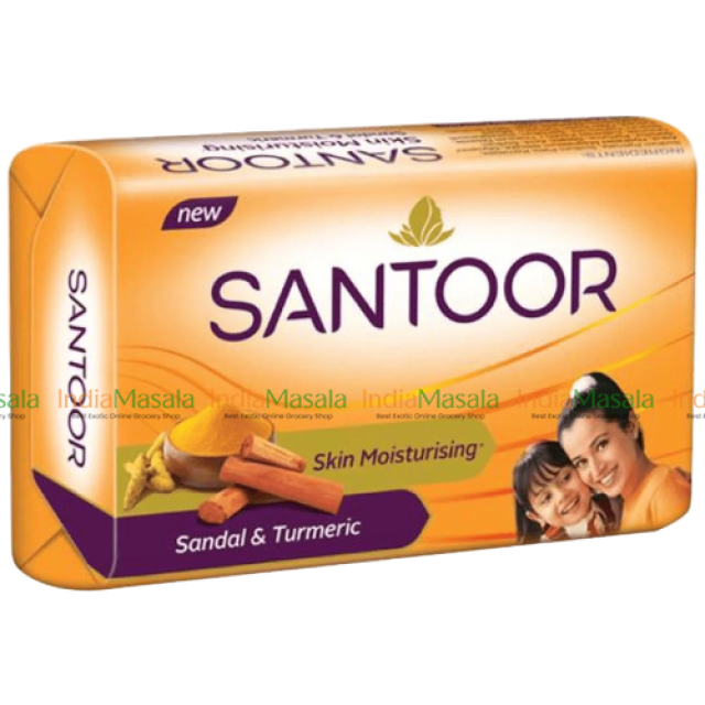 SANTOOR SANDAL AND TURMERIC SOAP