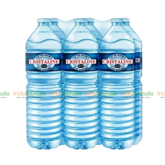 CRISTALINE EAU DE SOURCE NATURELLE 6 x 1,5L- 1 Pcs