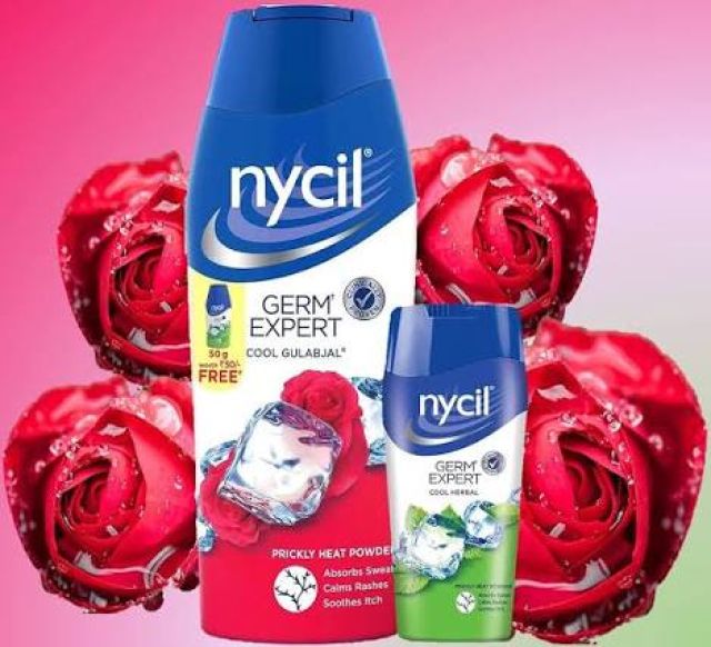 NYCIL GERM EXPERT COOL GULABJAL 150G FREE 50G NYCIL POWDER