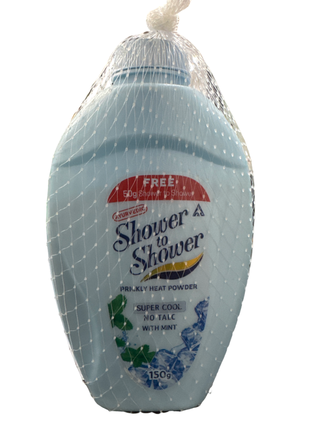 SHOWER TO SHOWER SUPER COOL NO TALC WITH MINT 150G+50G FREE